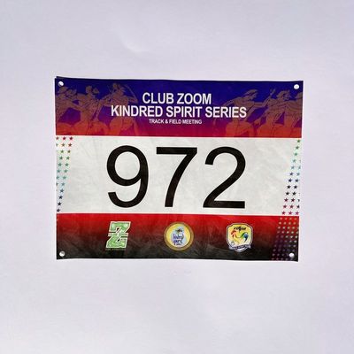 Идентификационные номера для соревнований толщина 0,5 мм цвет PANTONE гонка велосипедный марафон номер биб