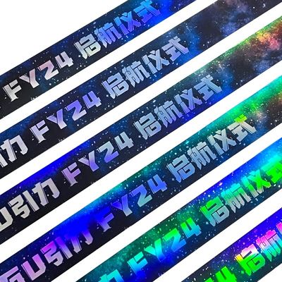 Мероприятие Концерт на заказ Музыкальный фестиваль Неонная радуга Блестящая лазерная рекламная бумажная браслет