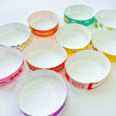 Водонепроницаемые браслеты Tyvek, предназначенные для больших заказов и специальных мероприятий